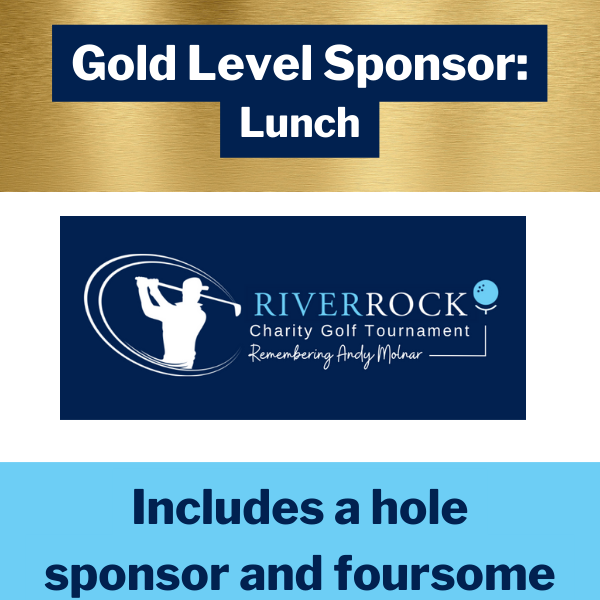 Gold Level Sponsor: Lunch