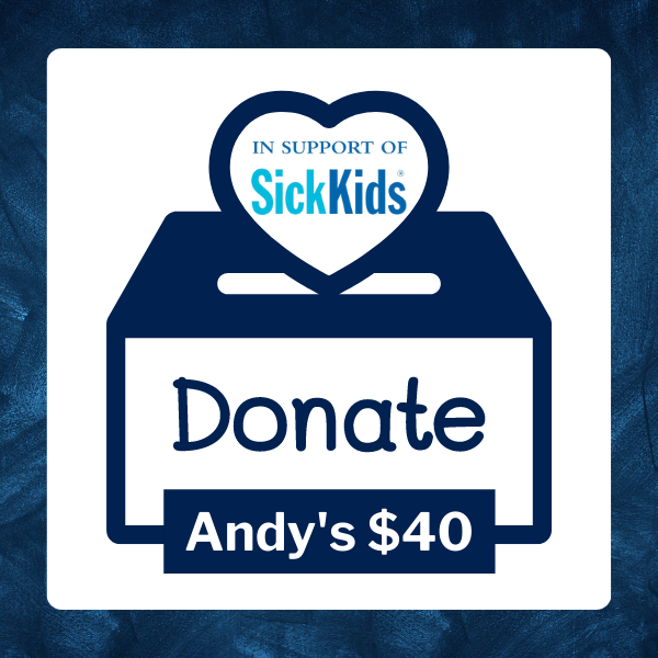 $40 Donation for Andy